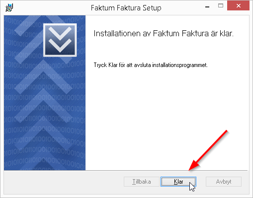 Faktum Faktura är nu installerat