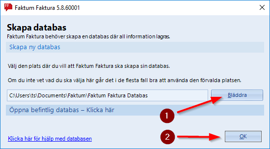 Välj sökväg